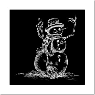 Fancy Snowman Posters and Art